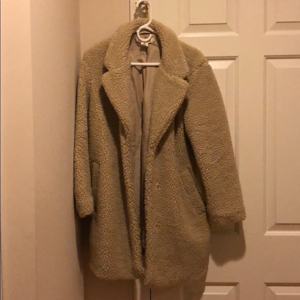 H&M teddy coat
